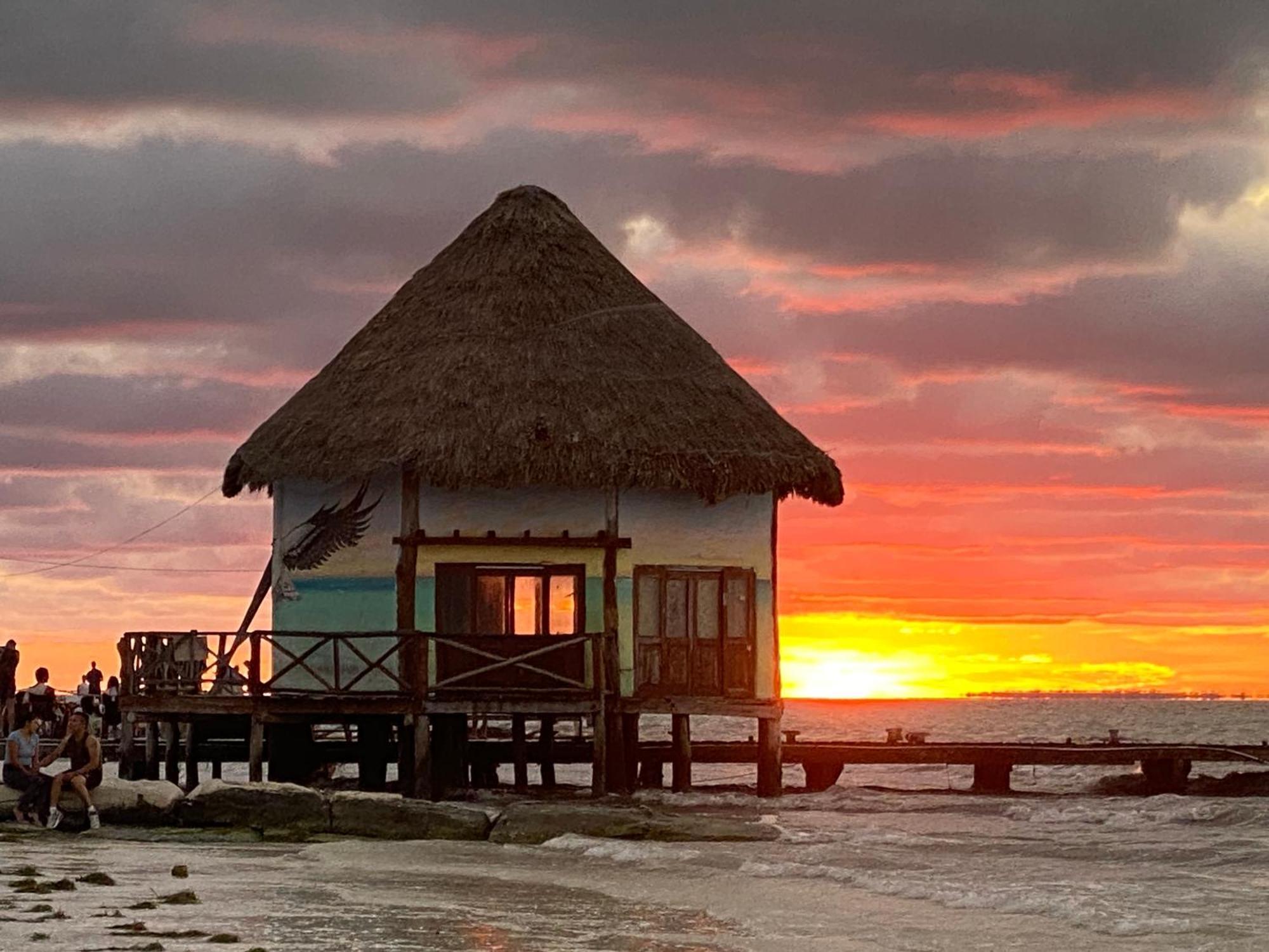 Barco Verde Hostel Isola Holbox Esterno foto
