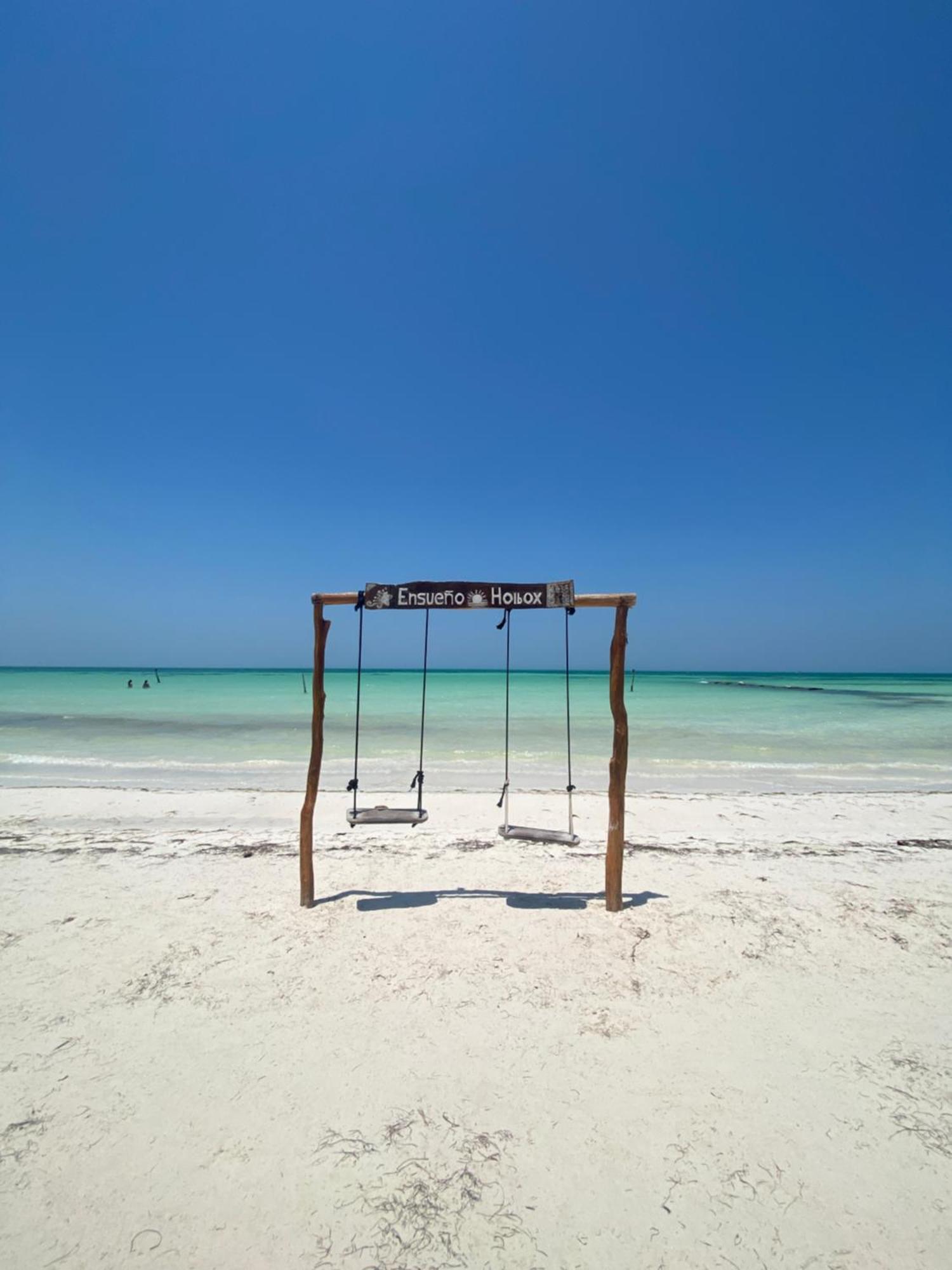 Barco Verde Hostel Isola Holbox Esterno foto