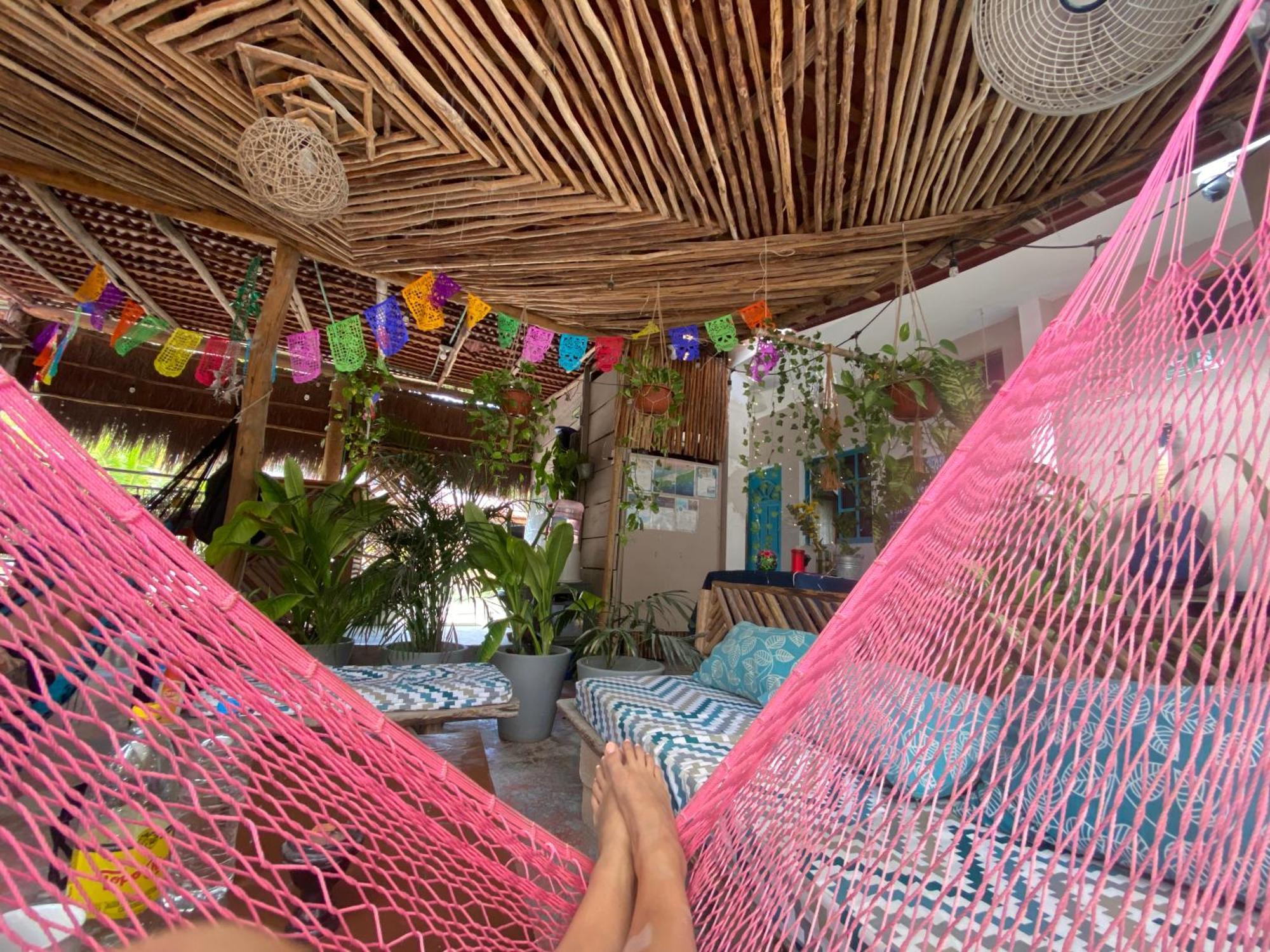 Barco Verde Hostel Isola Holbox Esterno foto